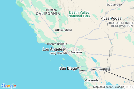 Map of Condado de Los Ángeles