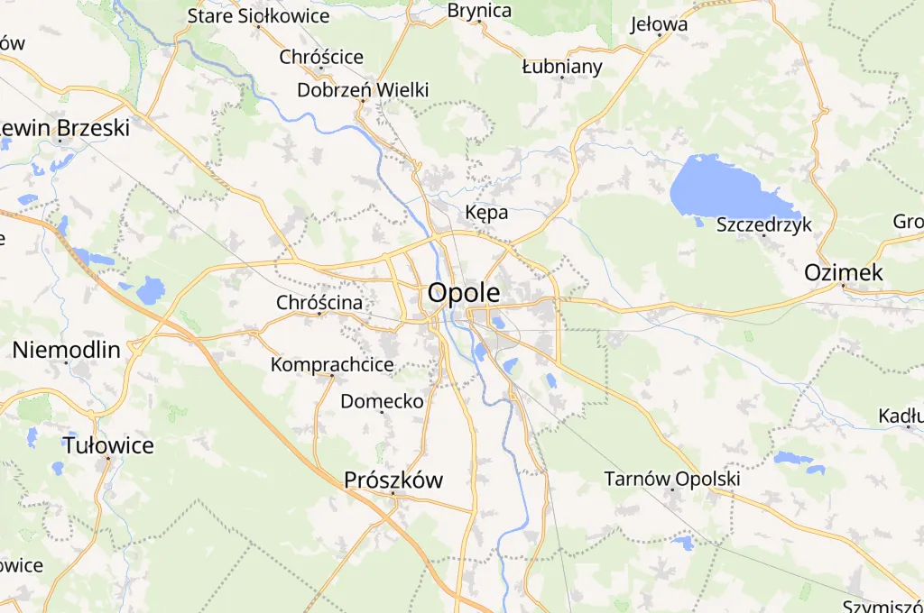 Opole Area Map Opole Area Map