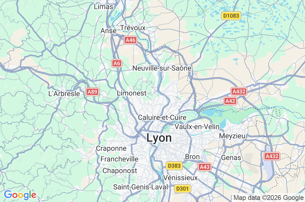 Mont Cindre Area Map Mont Cindre Area Map