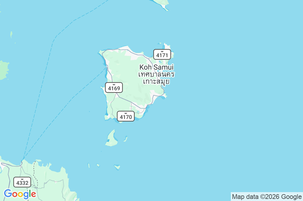 Villa Tao Area Map