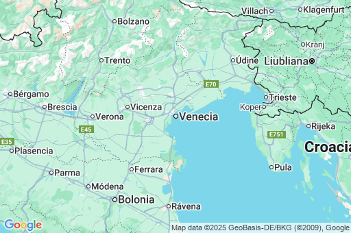 Map of Venecia