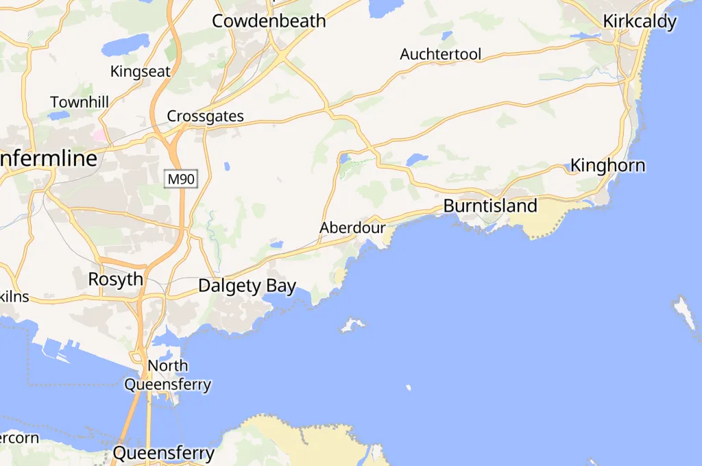 Aberdour Area Map