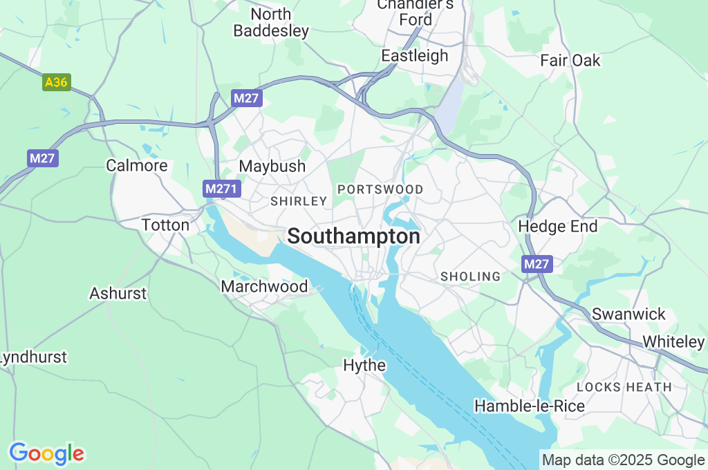Southampton Area Map