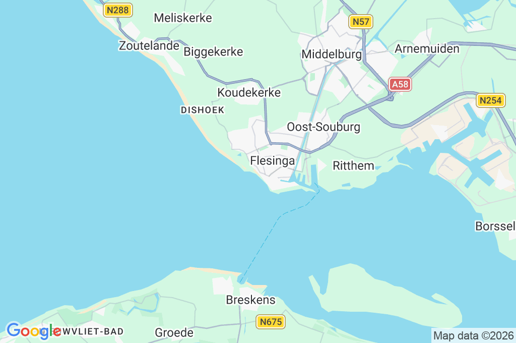Flesinga Area Map Flesinga Area Map