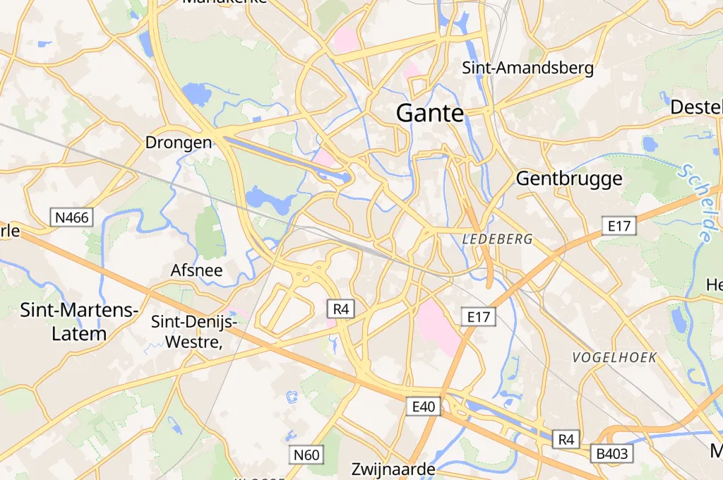 Edificio Virginie Loveling Area Map