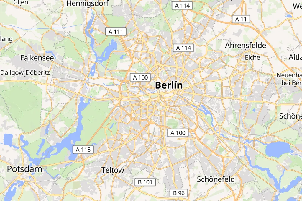 Bauhaus-Archiv Area Map