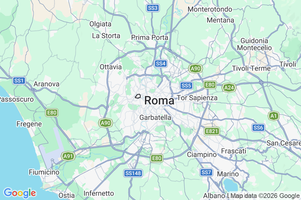 Roma Area Map Roma Area Map