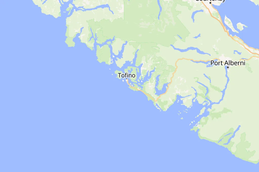 Cox Bay Area Map Cox Bay Area Map