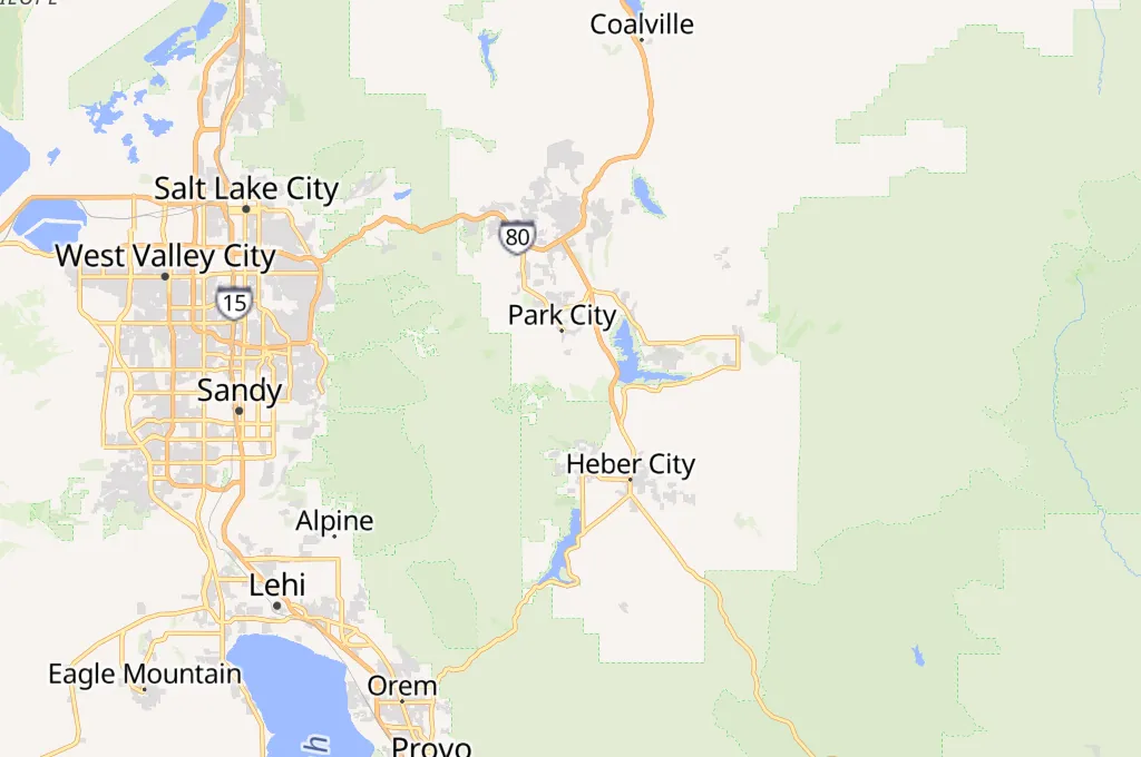 Park Peak Area Map