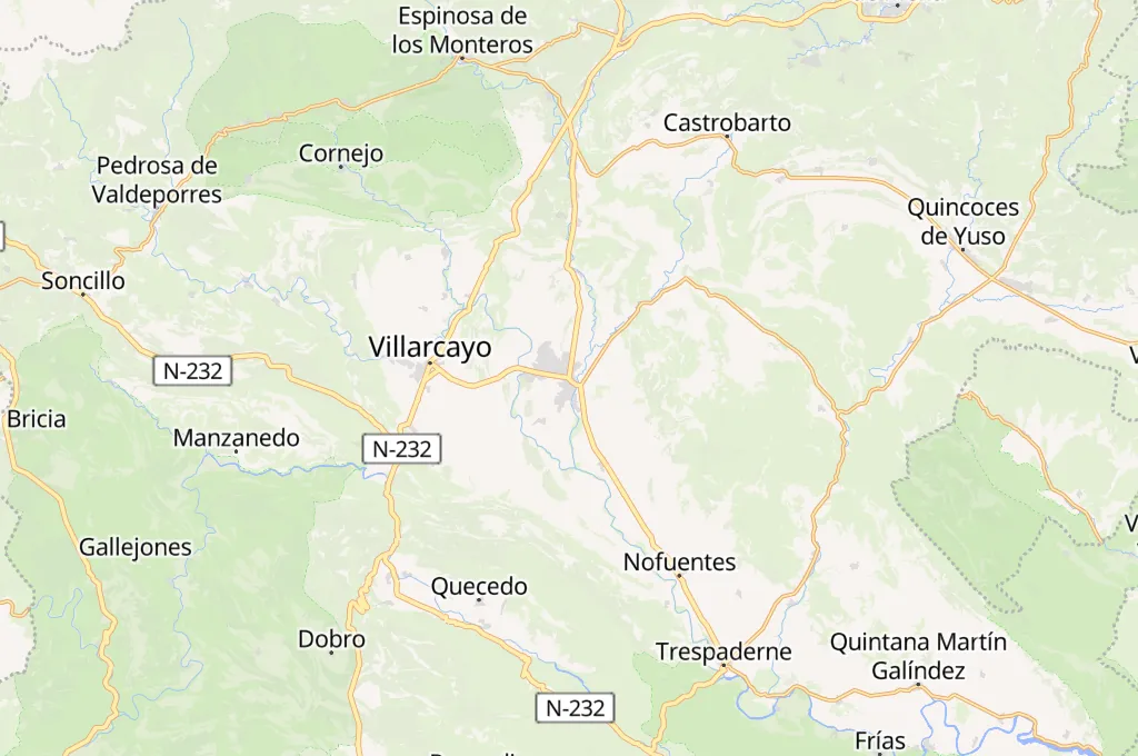 Medina de Pomar Area Map