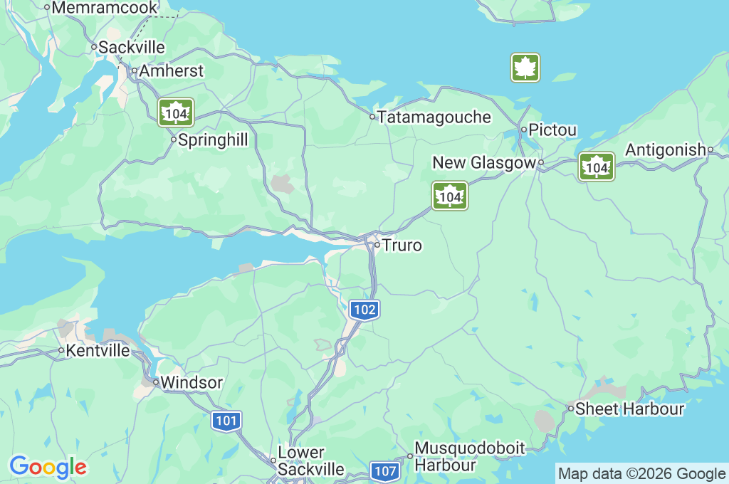 Fundy Discovery Site Area Map