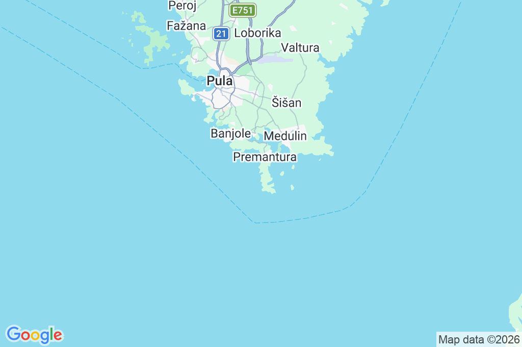 Premantura Area Map