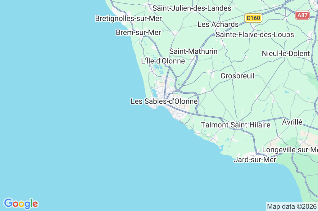 La Grande Plage Area Map