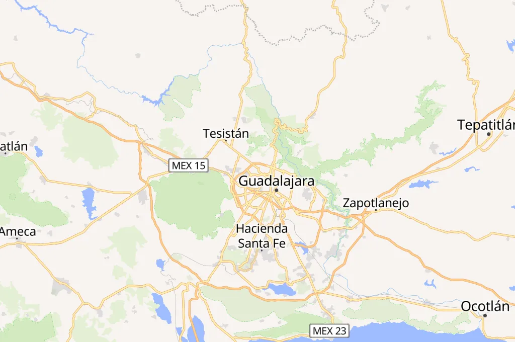 Capilla Jesucristo Rey de la Paz Area Map