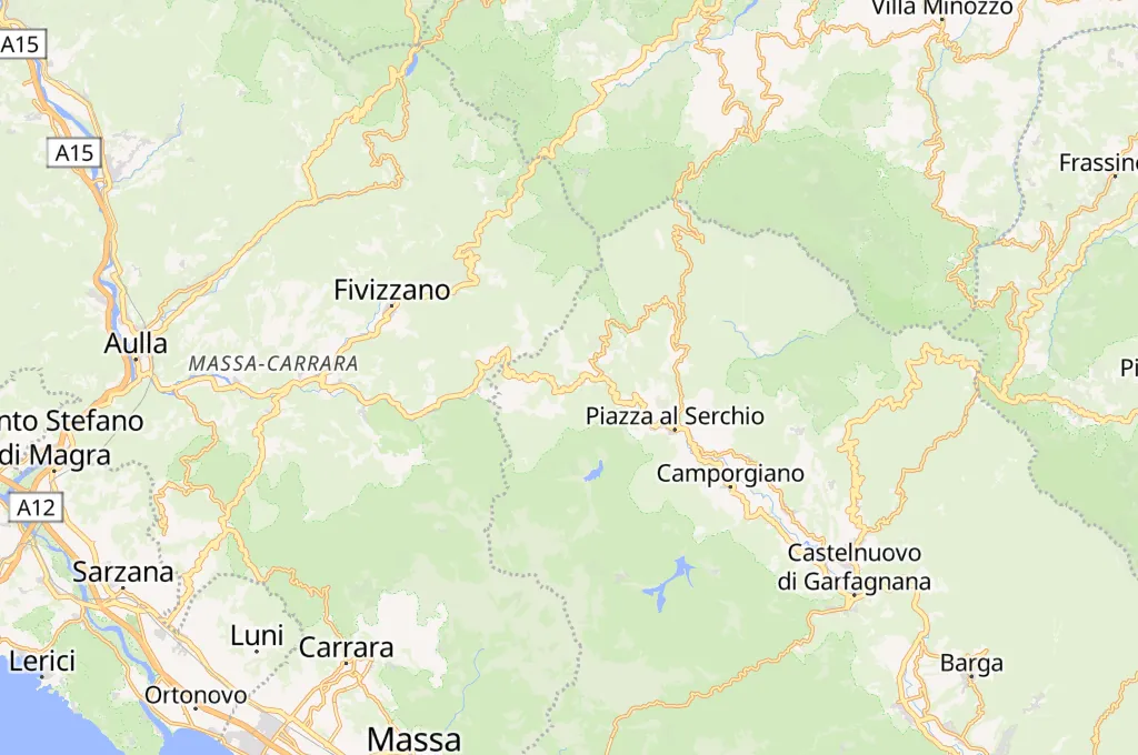 Monte Argegna Area Map