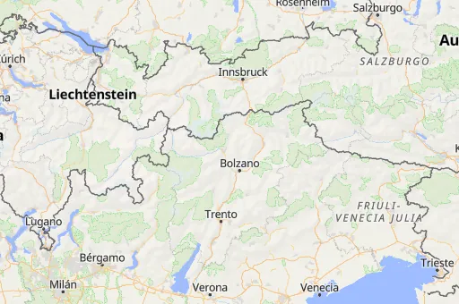 Map of Bolzano