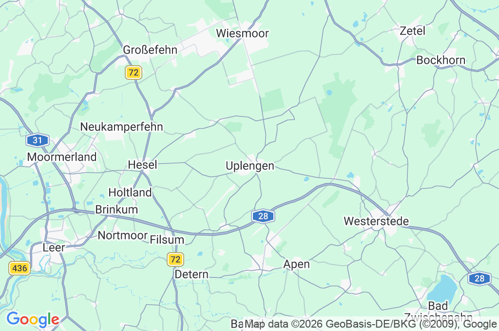 Uplengen Area Map
