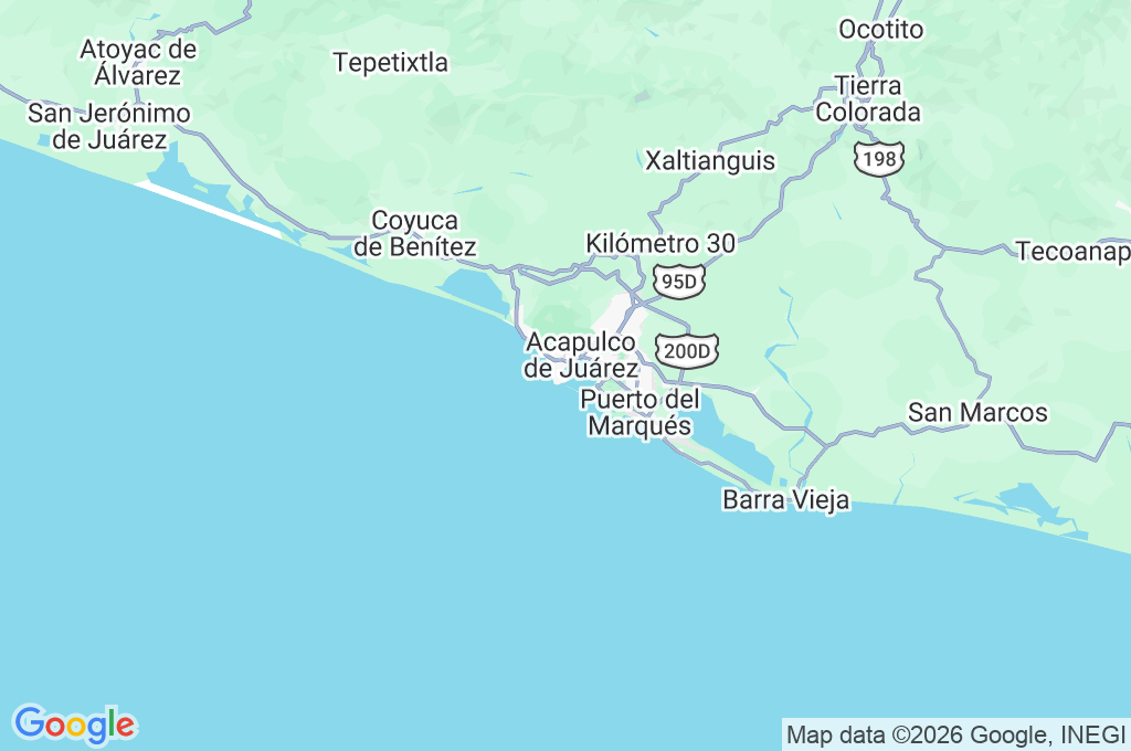 Bahía de Santa Lucía Area Map Bahía de Santa Lucía Area Map