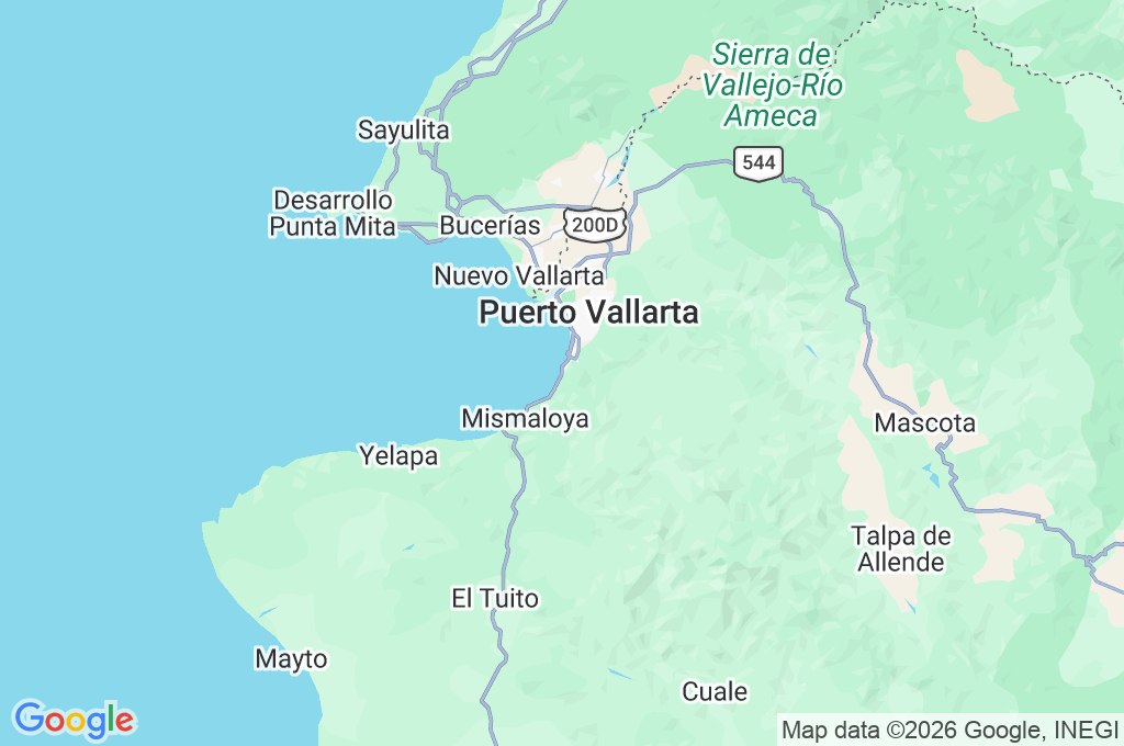 Hyatt Ziva Puerto Vallarta Area Map Hyatt Ziva Puerto Vallarta Area Map