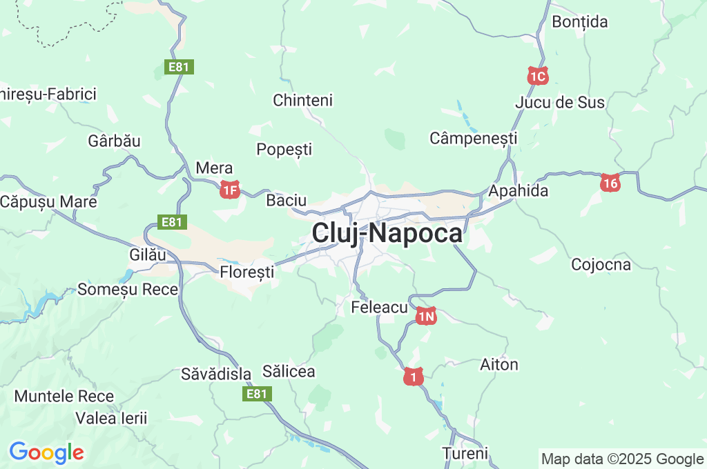 Plaza Unirii Area Map