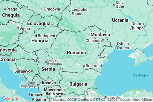 Map of Rumania
