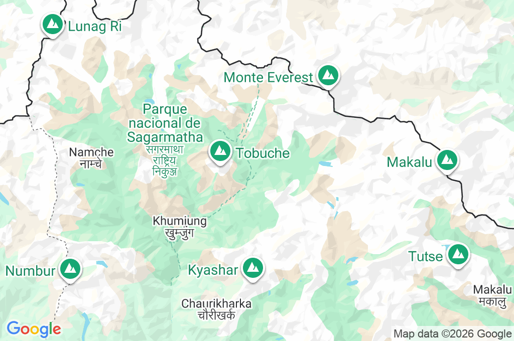 Dingboche Area Map Dingboche Area Map
