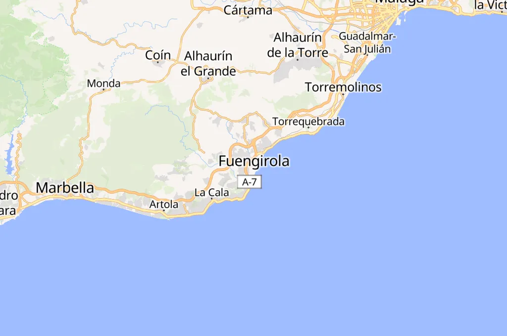 Fuengirola Area Map Fuengirola Area Map