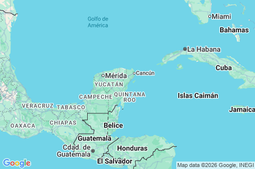 Map of Quintana Roo