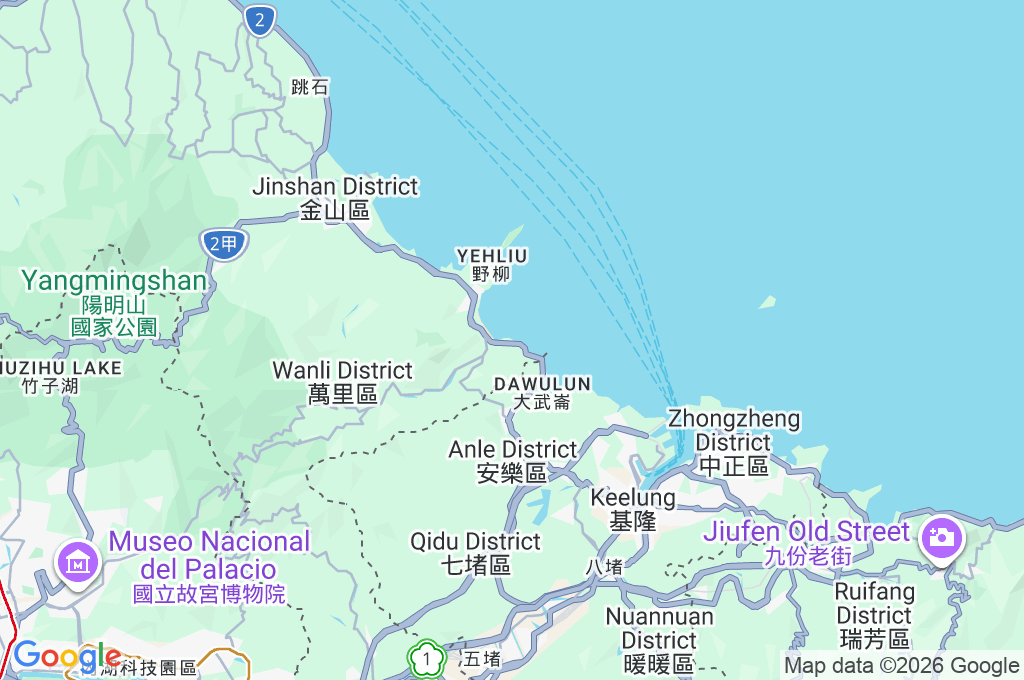 Puerto Pesquero de Wanli Area Map