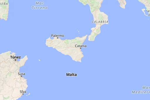 Map of Sicilia