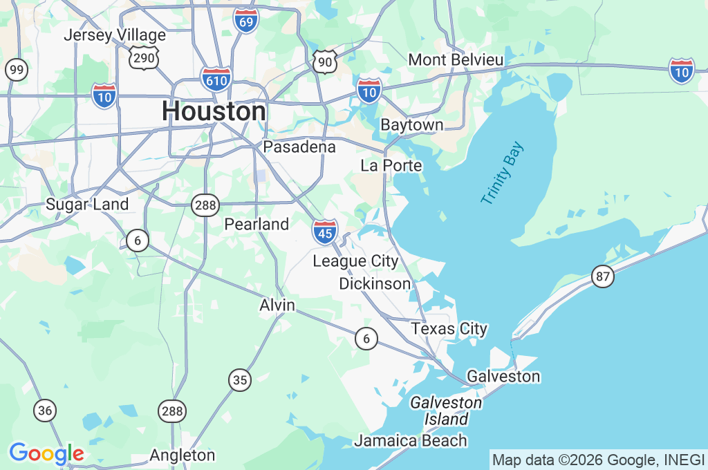 Nassau Bay Area Map