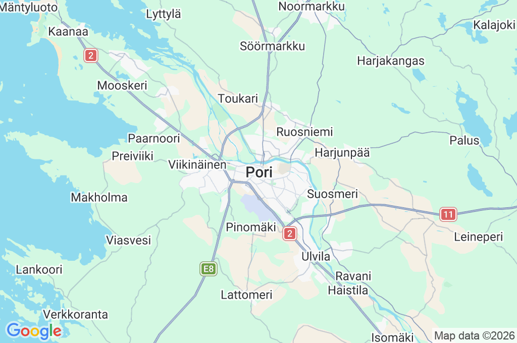 Eteläranta Area Map Eteläranta Area Map
