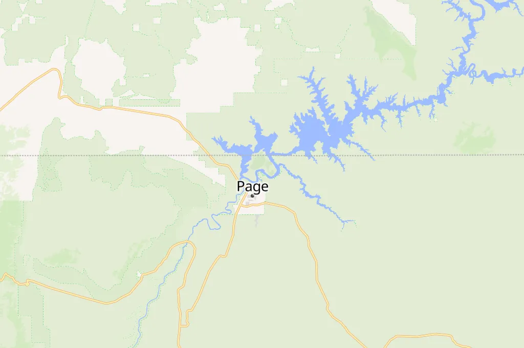 Marina de Antelope Point Area Map