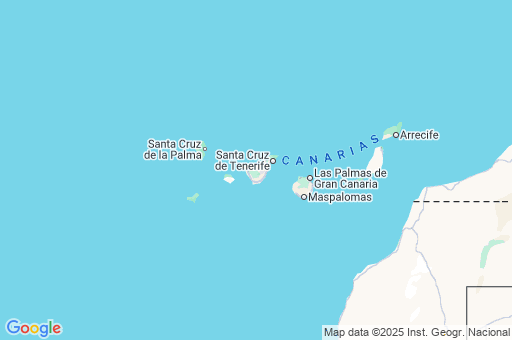 Map of Canarias