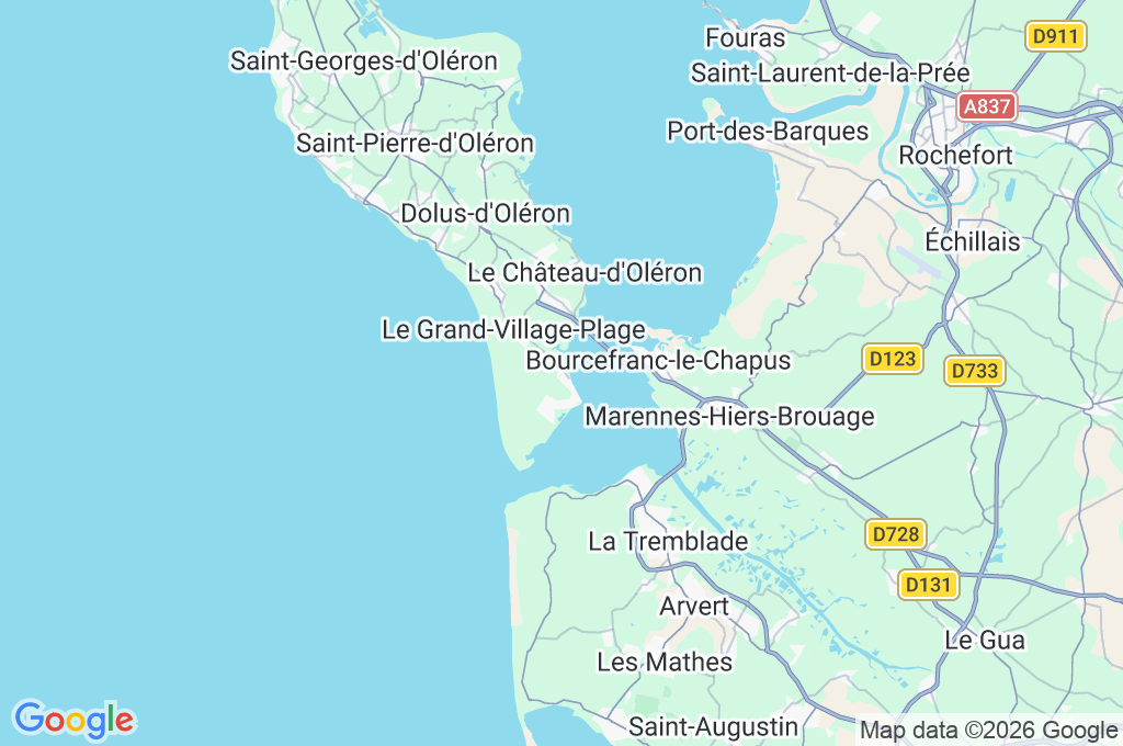 Saint-Trojan-les-Bains Area Map