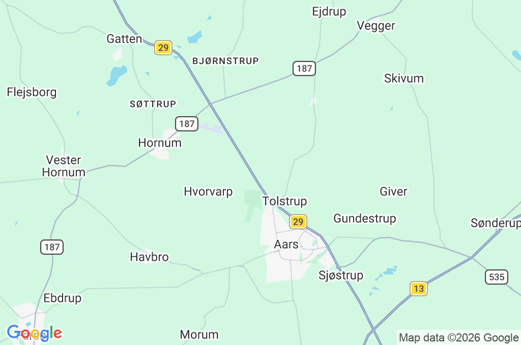 Jutlandia Septentrional Area Map Jutlandia Septentrional Area Map