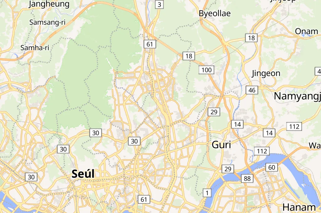 Puente Wolgye 1 Area Map