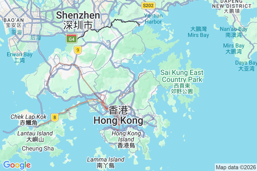 Sha Tin Area Map