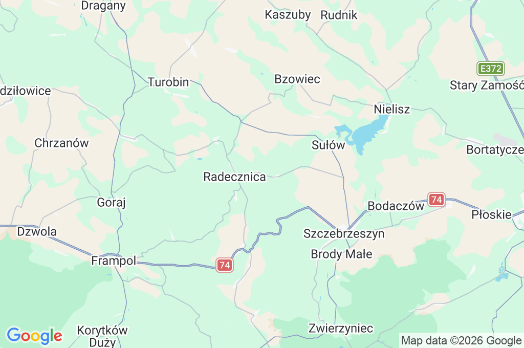Mokrelipie Area Map Mokrelipie Area Map