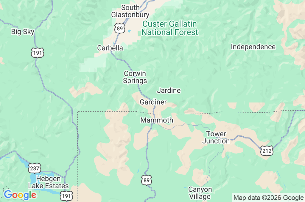 Montana Whitewater Area Map