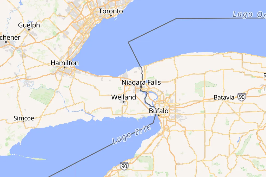 Niagara Falls Area Map Niagara Falls Area Map