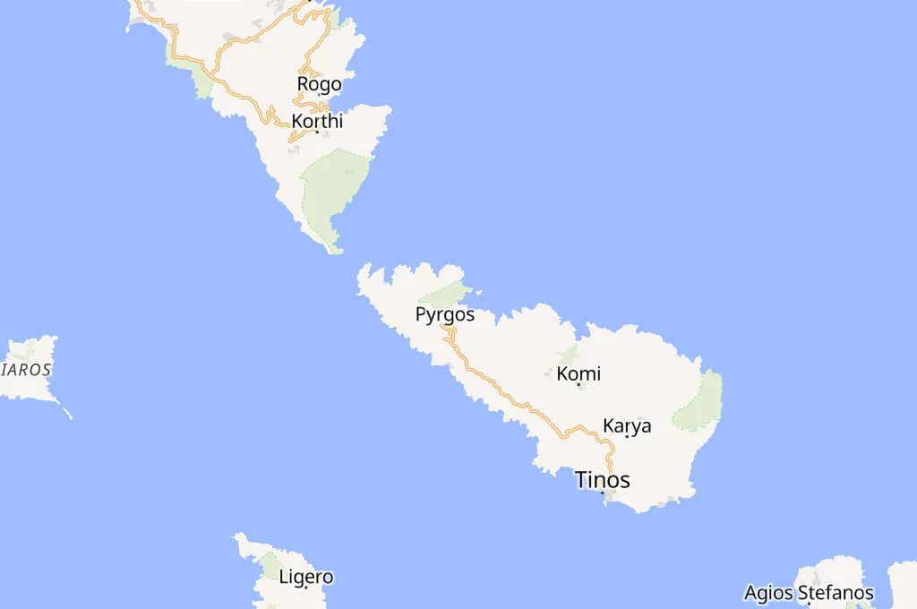 Bahía de Pánormos Area Map Bahía de Pánormos Area Map