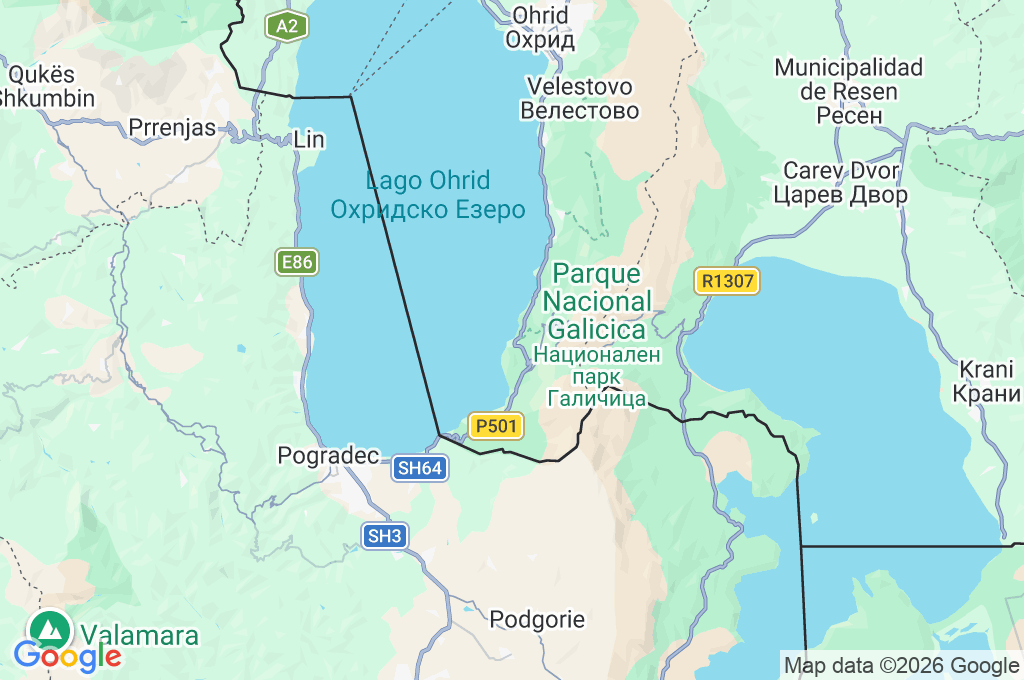 Trpejca Area Map