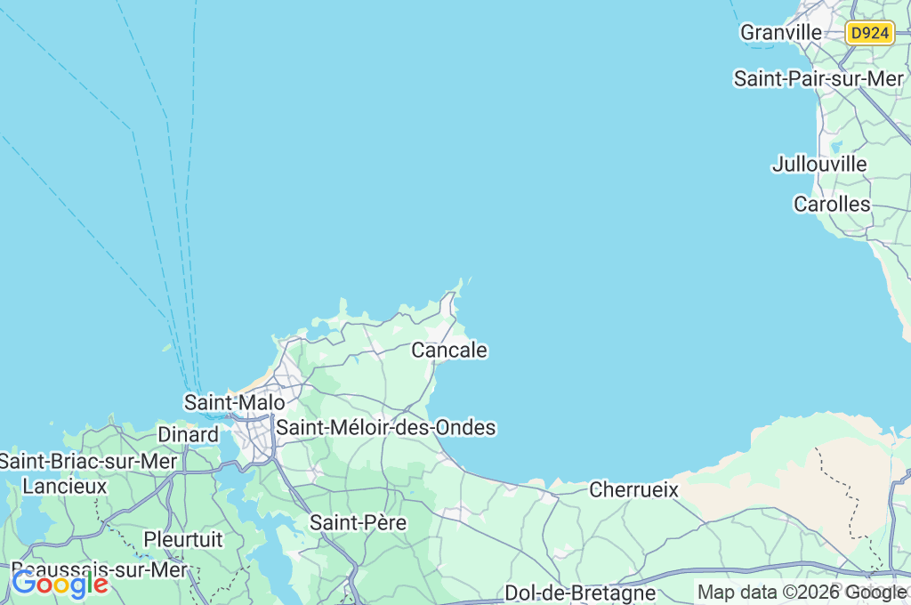 Plage de Port Mer Area Map