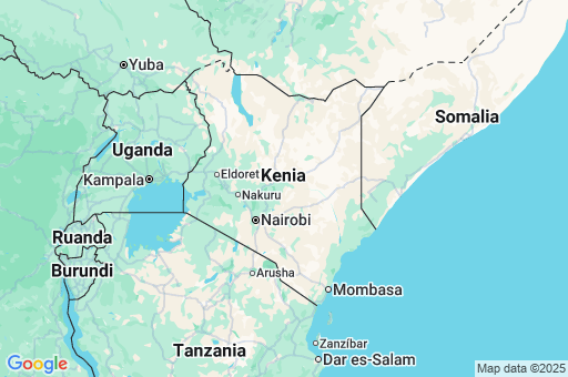 Map of Kenia