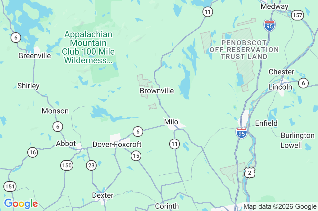 Brownville Area Map
