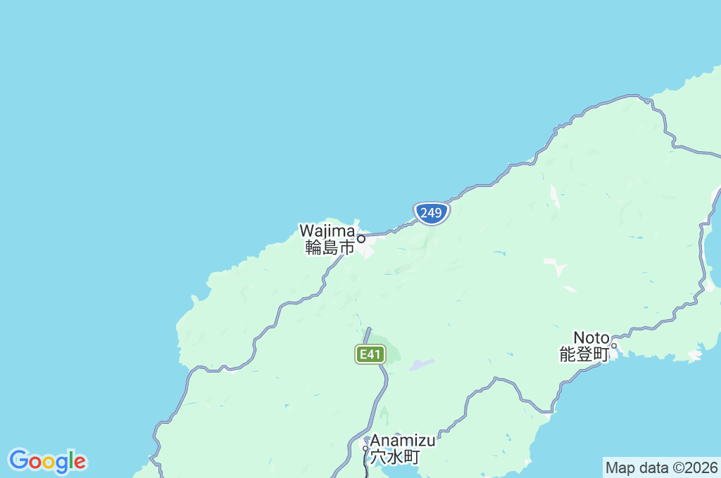 Wajima Area Map Wajima Area Map
