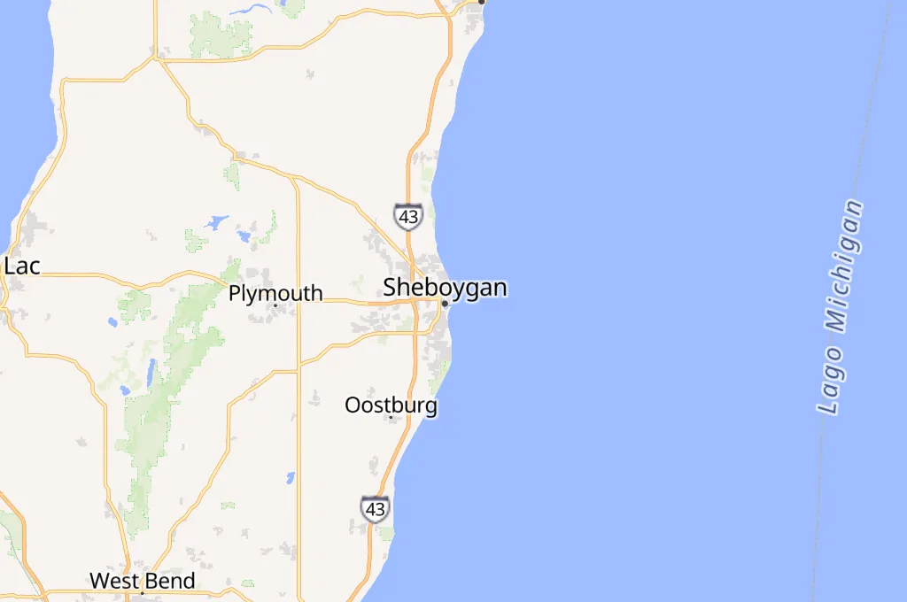 Sheboygan Area Map Sheboygan Area Map