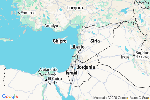 Map of Líbano
