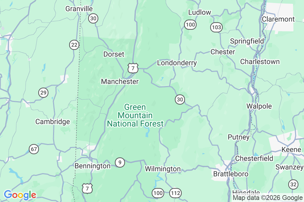Stratton Mountain Resort Area Map